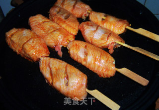 不用烤箱也能吃上美味烤鸡翅的做法步骤：7