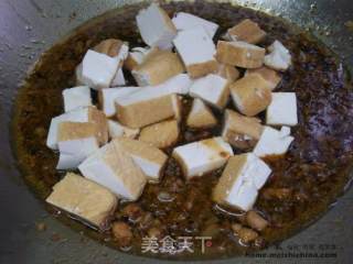 家常菜肴@@冬菜肉碎烧豆腐的做法步骤：8