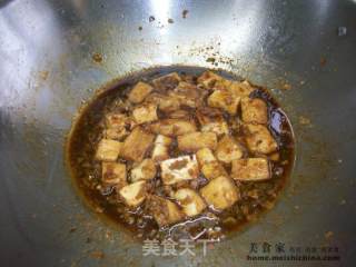 家常菜肴@@冬菜肉碎烧豆腐的做法步骤：9