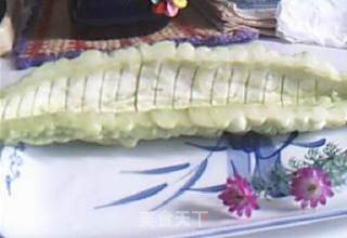 天女散花苦瓜船的做法步骤：10