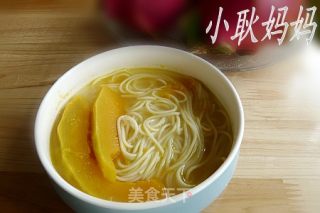 南瓜汤面的做法步骤：7