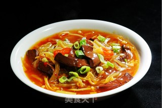 豉香猪红汤的做法步骤：8