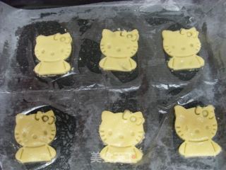 KITTY猫黄油饼干的做法步骤：8