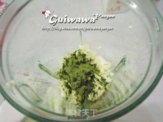 【兔纸私房菜】健康简单的纯素抹茶豆腐冰淇淋的做法步骤：2