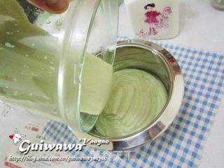 【兔纸私房菜】健康简单的纯素抹茶豆腐冰淇淋的做法步骤：4