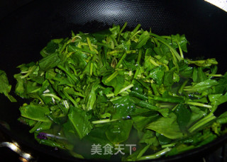 肉末粉丝菠菜的做法步骤：3