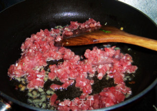 肉末粉丝菠菜的做法步骤：5