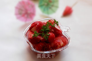 苹果醋水萝卜的做法步骤：9