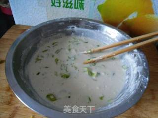 鸡蛋面糊饼的做法步骤：4