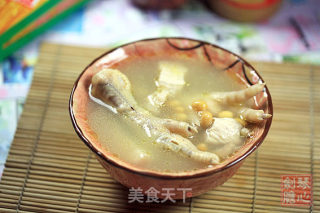 黄豆鸡脚汤的做法步骤：5