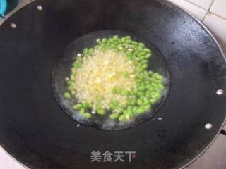 毛豆玉米炒肉丁的做法步骤：3