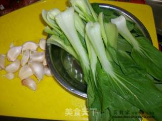 家常菜肴@@蒜茸小白菜的做法步骤：1