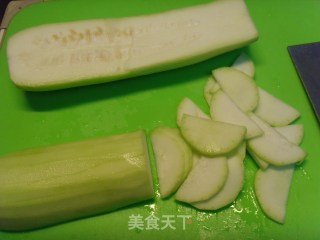 虾皮炒葫蘆的做法步骤：2