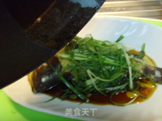 清蒸斑魚的做法步骤：9