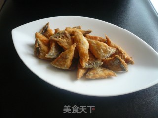 炸咸带鱼的做法步骤：5