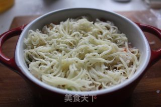 培根奶酪焗饭的做法步骤：4