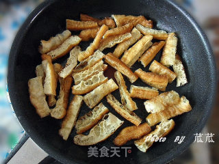 【简单家常菜系列2】油条丝瓜的做法步骤：3