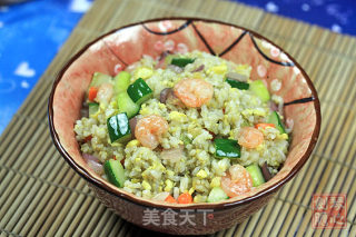 虾仁炒饭的做法步骤：9