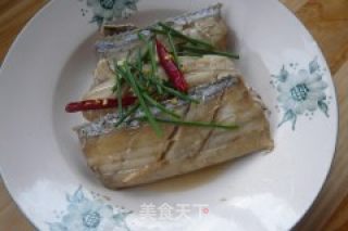 清蒸带鱼的做法步骤：7