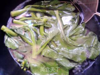 【蒜香芥兰】——蓉棋咖啡的做法步骤：2