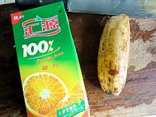 橙汁藕片的做法步骤：1