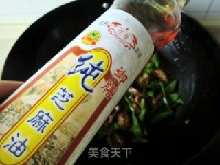 扁豆炒油素鸡的做法步骤：9