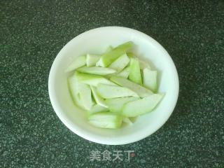 【角瓜鸡蛋面】的做法步骤：4