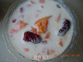 木瓜牛奶的做法步骤：5