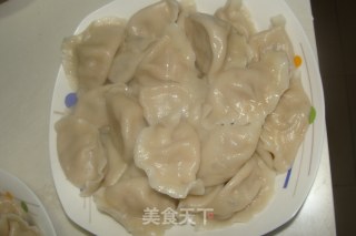 香菜猪肉白菜水饺的做法步骤：6