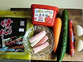 韩式紫菜包饭的做法步骤：2
