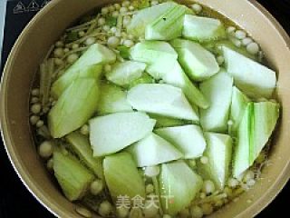 丝瓜豆腐汤的做法步骤：7