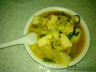 去火型小白菜豆腐的做法步骤：4
