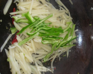 酸辣土豆丝的做法步骤：6