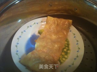 辣白菜蒸饼的做法步骤：3
