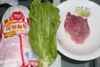牛肉汉堡的做法步骤：1