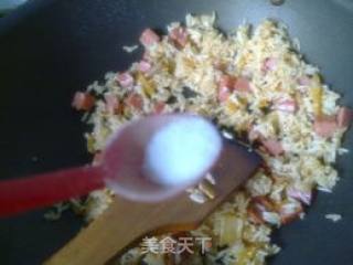 泡菜炒饭的做法步骤：6