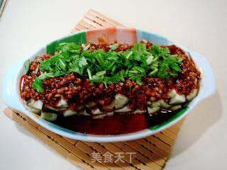 鱼香肉酱拌茄条的做法步骤：7