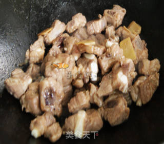 生炒菠萝排骨的做法步骤：12