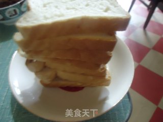 香酥土司的做法步骤：1
