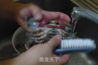 清蒸膏蟹的做法步骤：2