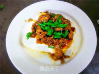 宝宝吃的香@@肉碎洒上嫩豆腐的做法步骤：8