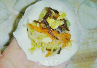 五彩北瓜蒸饺的做法步骤：14