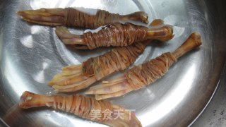 [徽菜]宣州鸭脚包的做法步骤：1