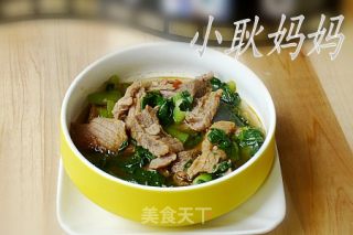 青菜烧牛肉的做法步骤：12