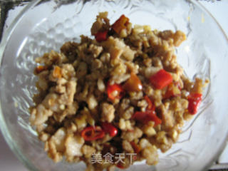 非常入味的香菇肉末烧冬瓜的做法步骤：2