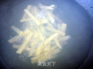 青菜味增汤的做法步骤：1