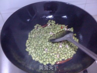 肉丝炒青豆的做法步骤：6