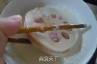 茄汁藕夹的做法步骤：7