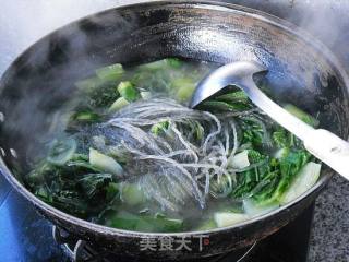 小白菜炖红薯粉的做法步骤：8