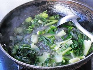 小白菜炖红薯粉的做法步骤：9